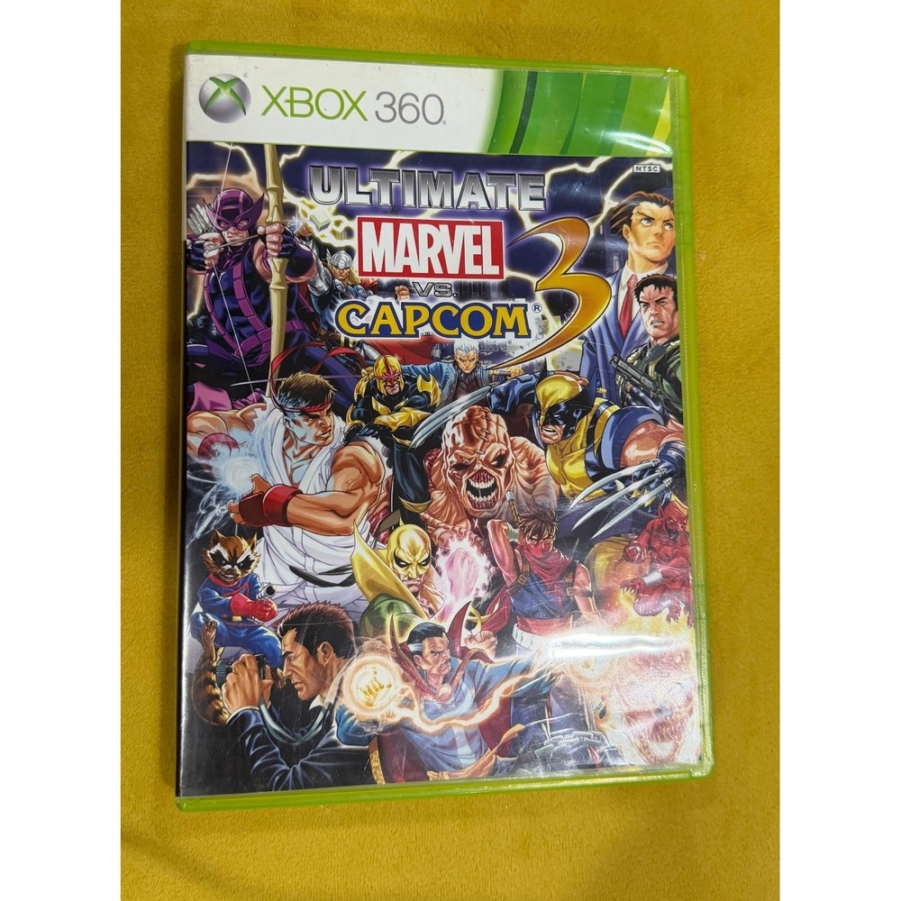 Ultimate Marvel vs Capcom 3 Xbox 360 Fighting Game CIB Marvel Capcom Fighting